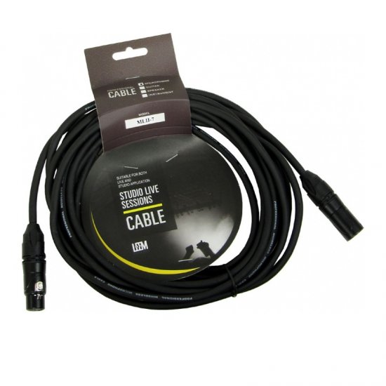 Leem 7m XLR Male to XLR female microphone cable